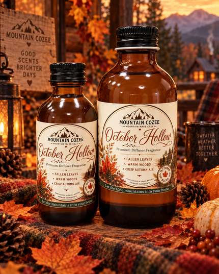 October Hollow Fall Diffuser Fragrance Oil | Spiced Pear, Apple Maple & Warm Woods
