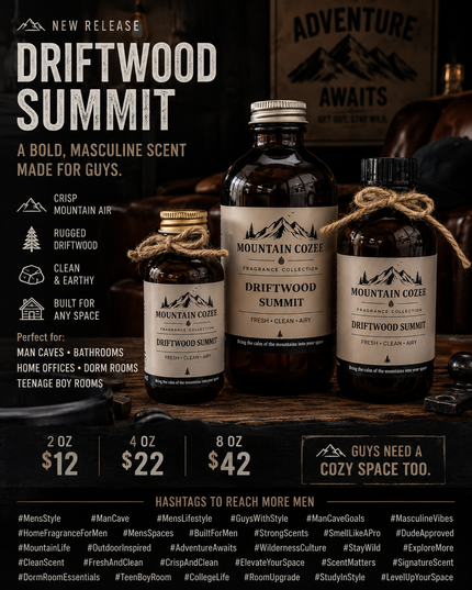 Signature Scent Driftwood Summit Diffuser Oil