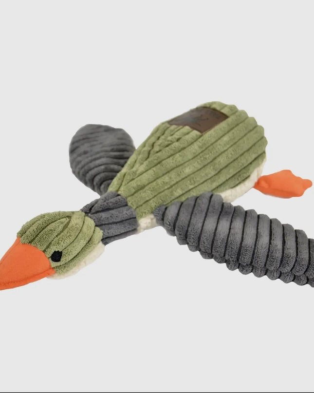 Mountain Cozee Reinforced Plush Duck Squeaky Dog Toy – Durable Soft Cuddle Toy for Small, Medium, and Large Dogs (5" & 12")