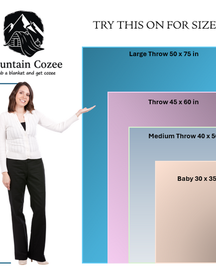 Custom Striped Cotton Throw, Baby Blanket