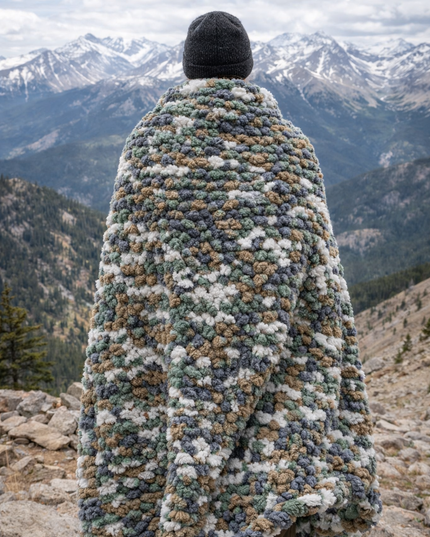 Cozey Keepsake Chunky Knit 'Green Mountain'