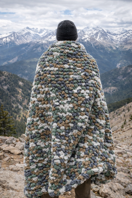 Cozey Keepsake Chunky Knit 'Green Mountain'