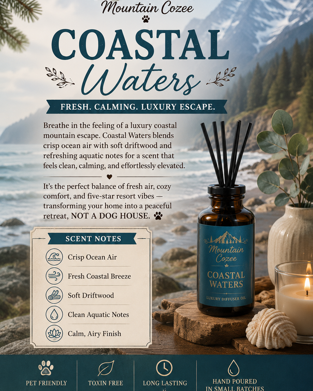 Coastal Waters Luxury Diffuser Oil