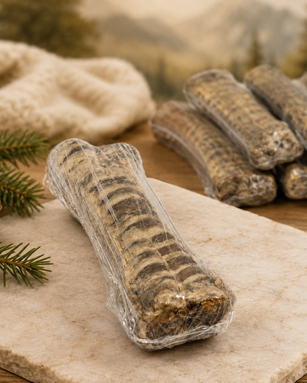 Water Buffalo Trachea Dog Chew with Tripe | 6” Rawhide-Free Natural Chew
