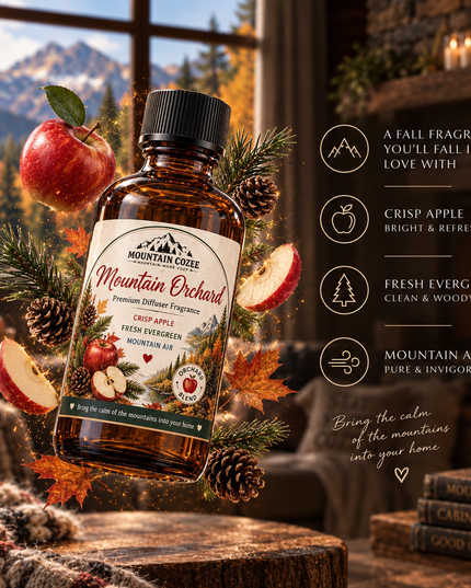 Mountain Orchard | Apple & Evergreen Waterless Diffuser Fragrance