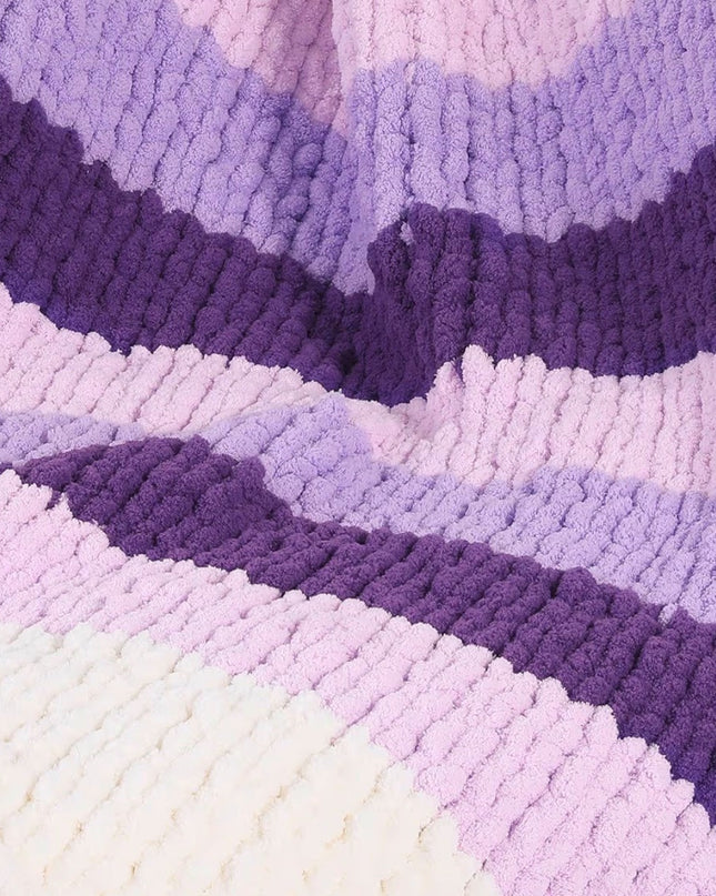 The Mountain Striped Ombre Blanket