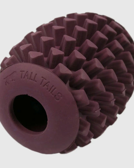 Mountain Cozee 4” Natural Rubber Pinecone Dog Toy – Durable Fetch & Treat Enrichment Toy – Dental Health & Gum Massager for Small Dogs up to 25 lbs