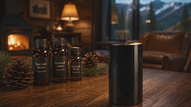 Waterless Essential Oil Diffuser | Luxury Home, RV & Car Fragrance | Portable Diffuser